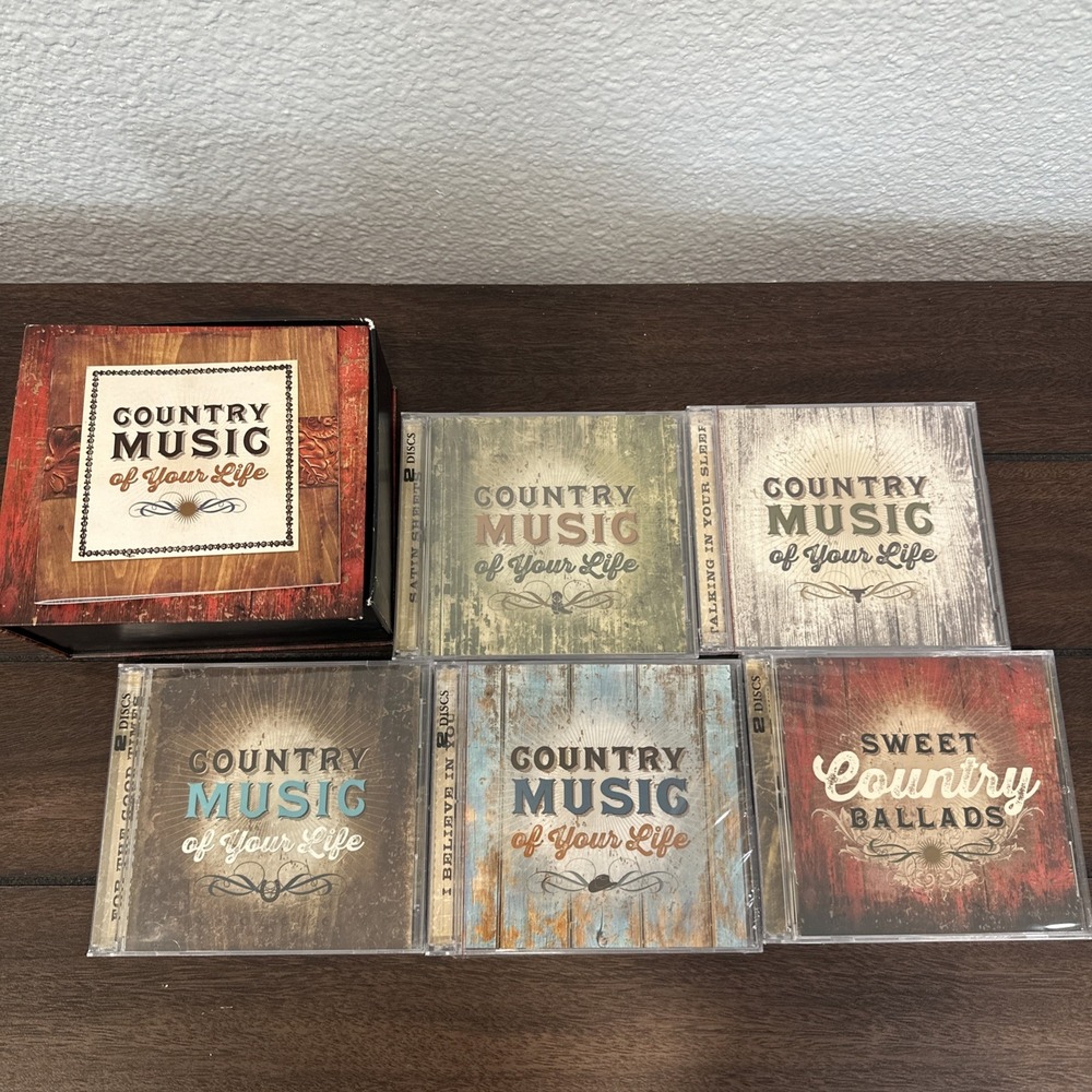 Country Music Of Your Life (Various Artists) CD, 10 Disc Box Set, NEW SEALED CD'